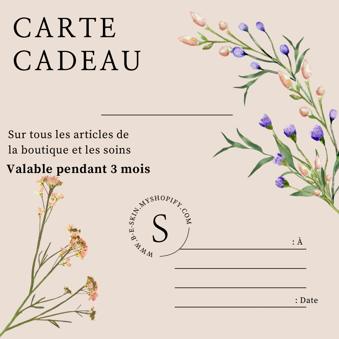 Carte cadeau B.E Skin